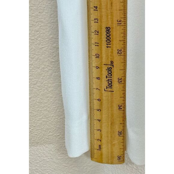 NWOT Rag & Bone Etta Silk Blend Side Tie Capped Sleeve White Knee Length Dress S - Picture 9 of 11